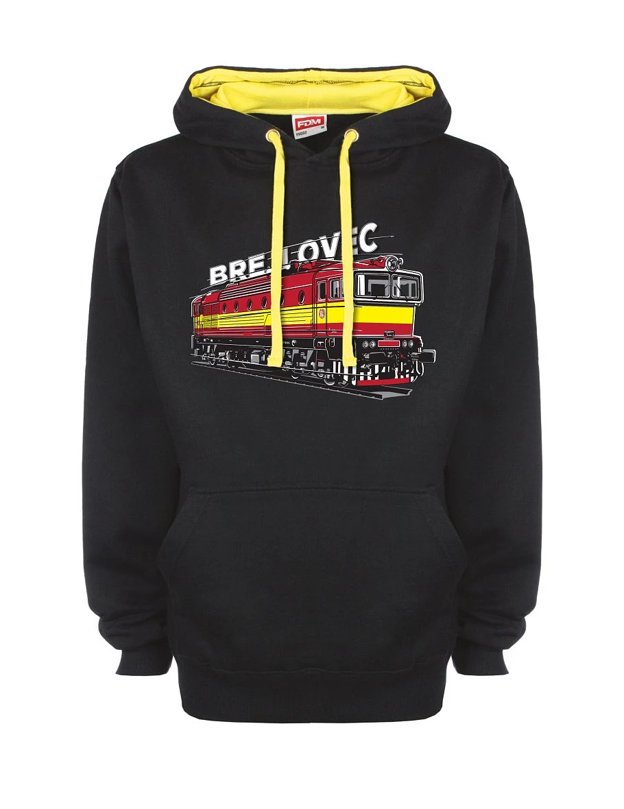 Felpa giallo-nera con Locomotiva 753