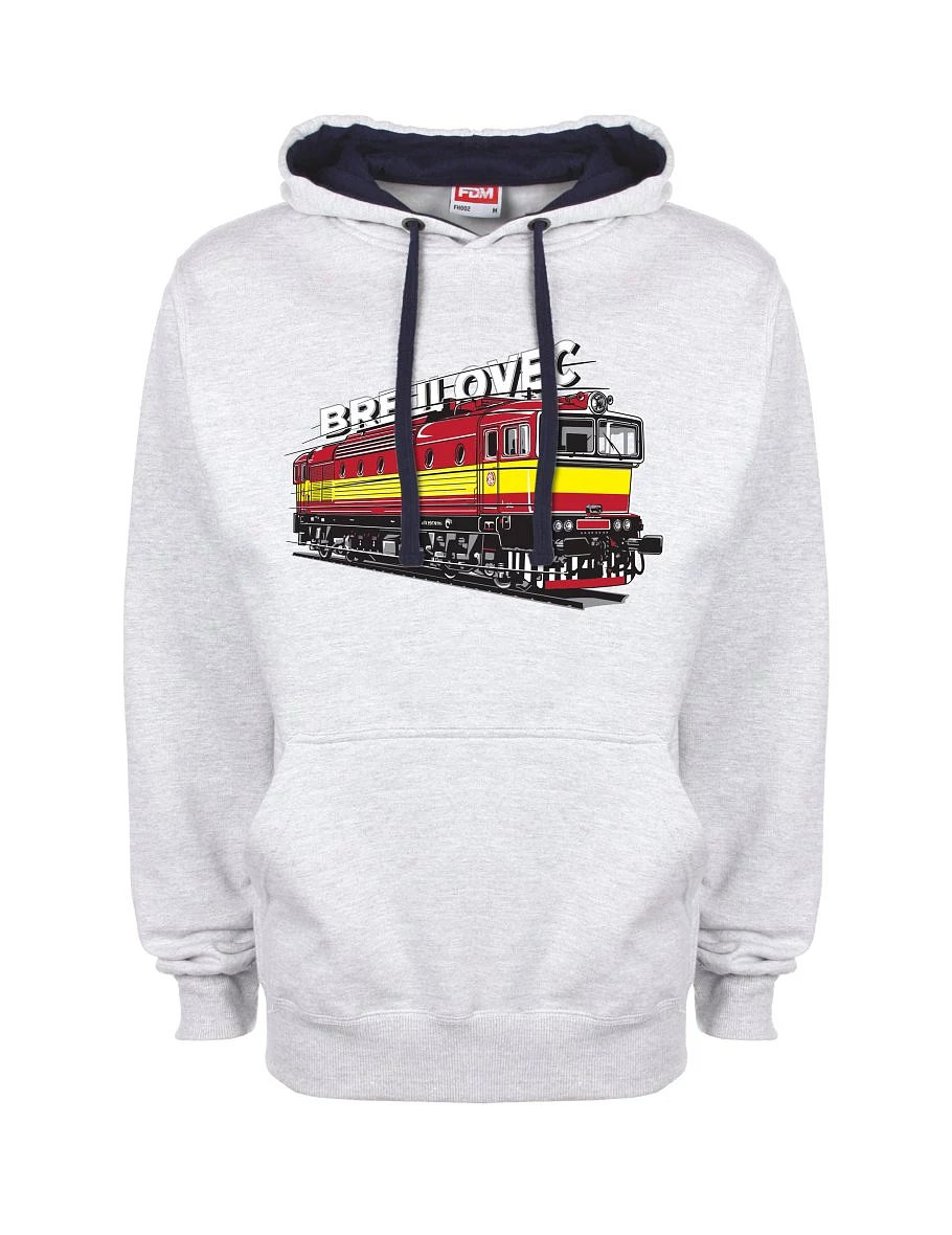 Felpa blu-grigio Locomotiva 753