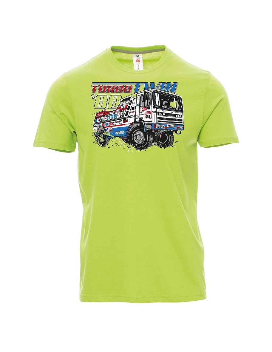 Maglia da uomo verde chiaro TurboTwin da dakar 1988