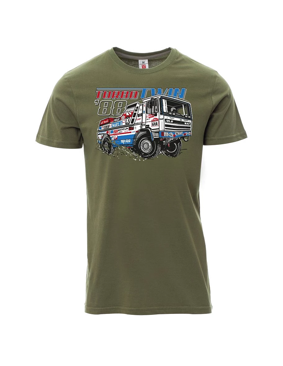 Maglia da uomo cachi TurboTwin da dakar 1988