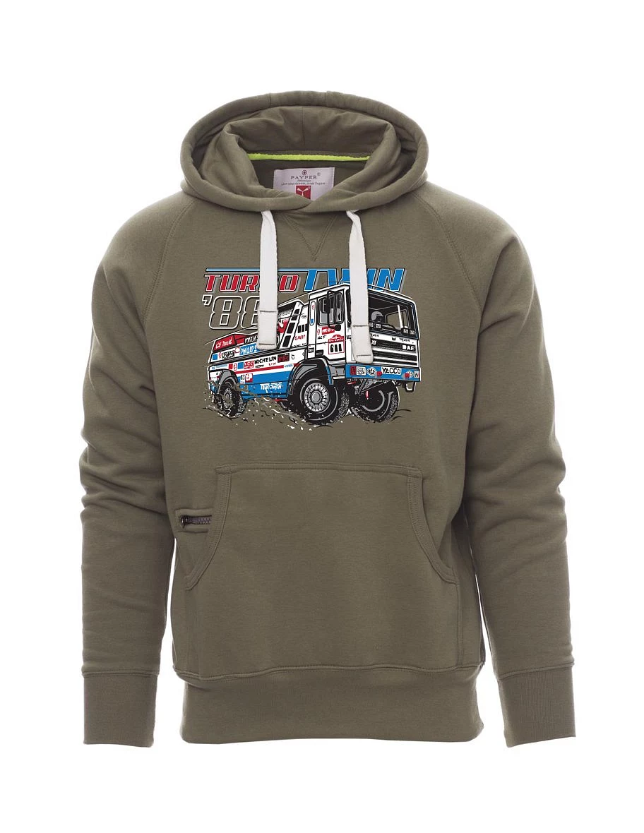 Felpa da uomo cachi TurboTwin da Dakar 1988