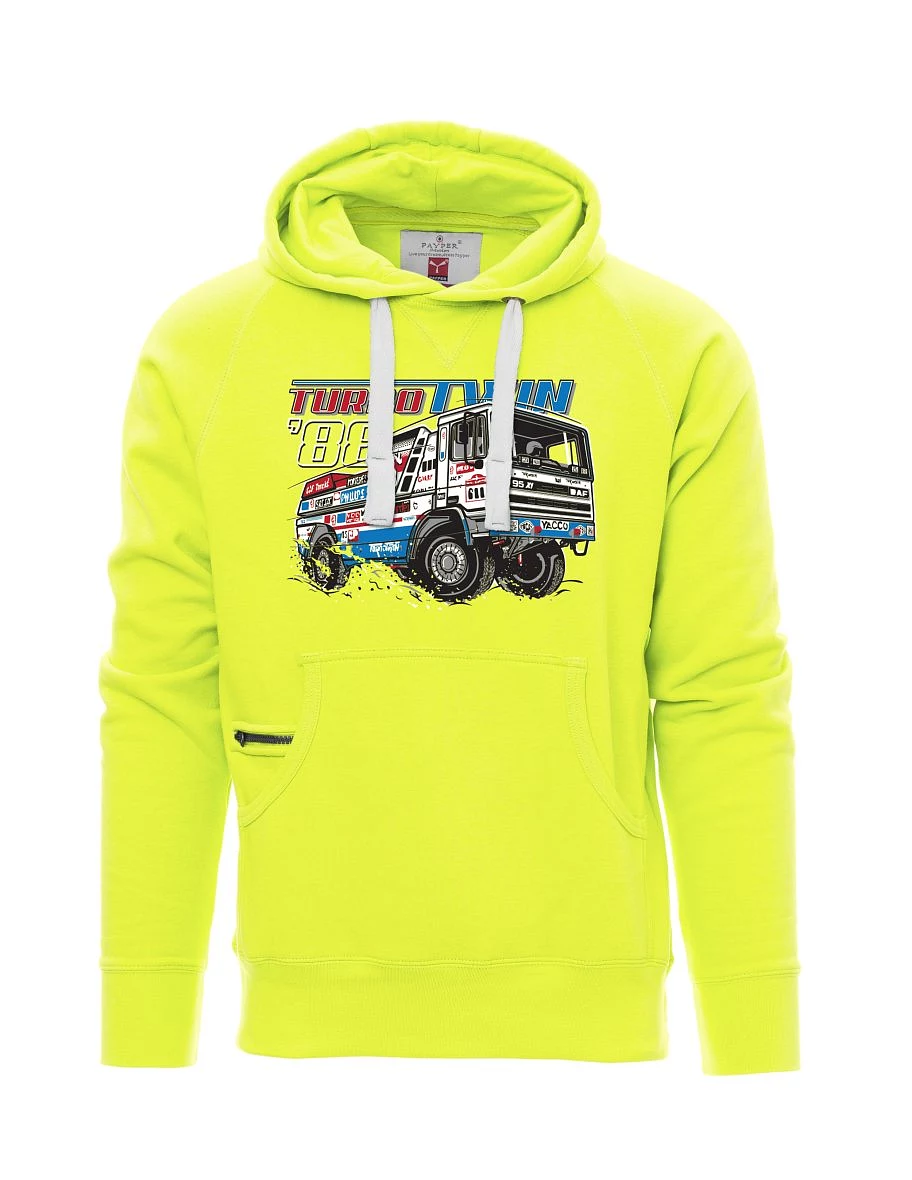 Felpa da uomo fluorescente TurboTwin da Dakar 1988