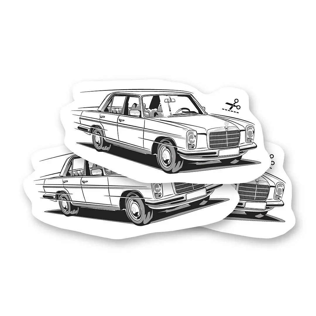 Tatuaggio temporaneo con i veterani Mercedes W114