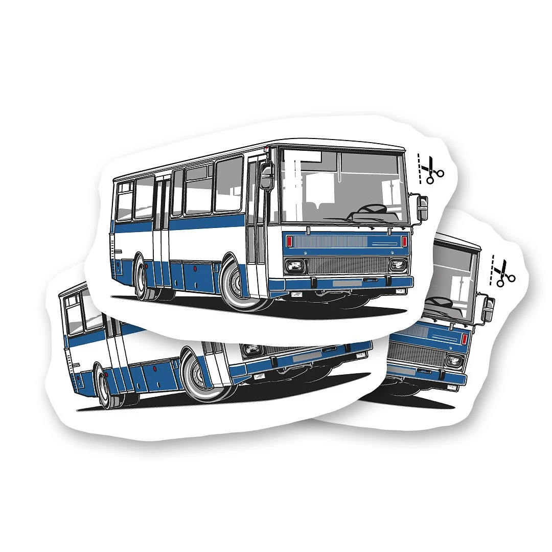 Tatuaggio temporaneo con i veterani autobus