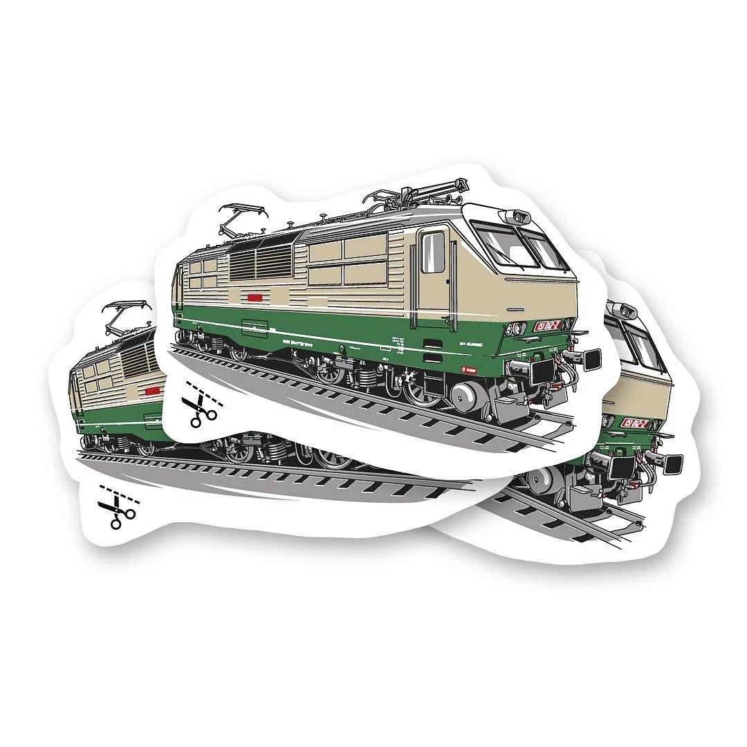 Tatuaggio temporaneo con i veterani Locomotiva elettrica 151 "banana"