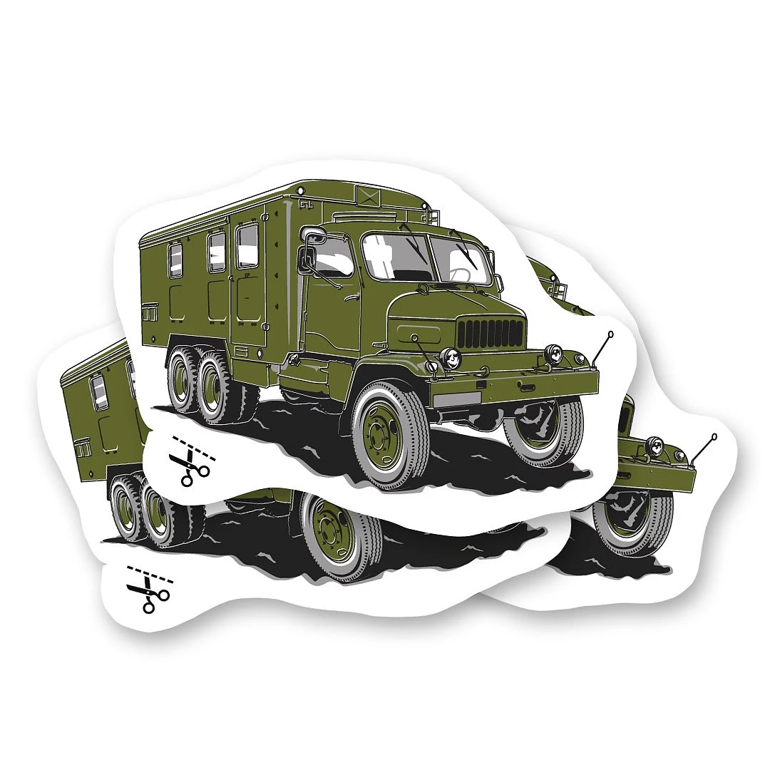 Tatuaggio temporaneo con i veterani V3S Mobiletto