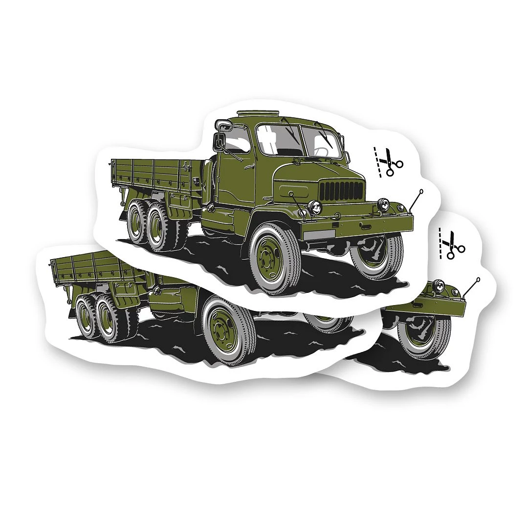 Tatuaggio temporaneo con i veterani V3S Camion