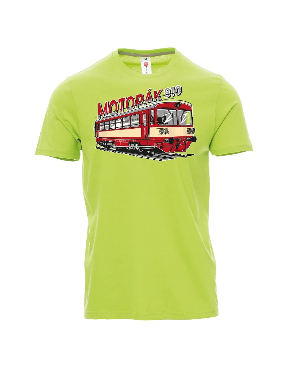 Maglia da uomo verde chiaro Treno motore 810