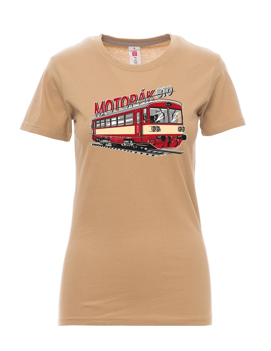 Maglia da donna marrone Treno motore 810
