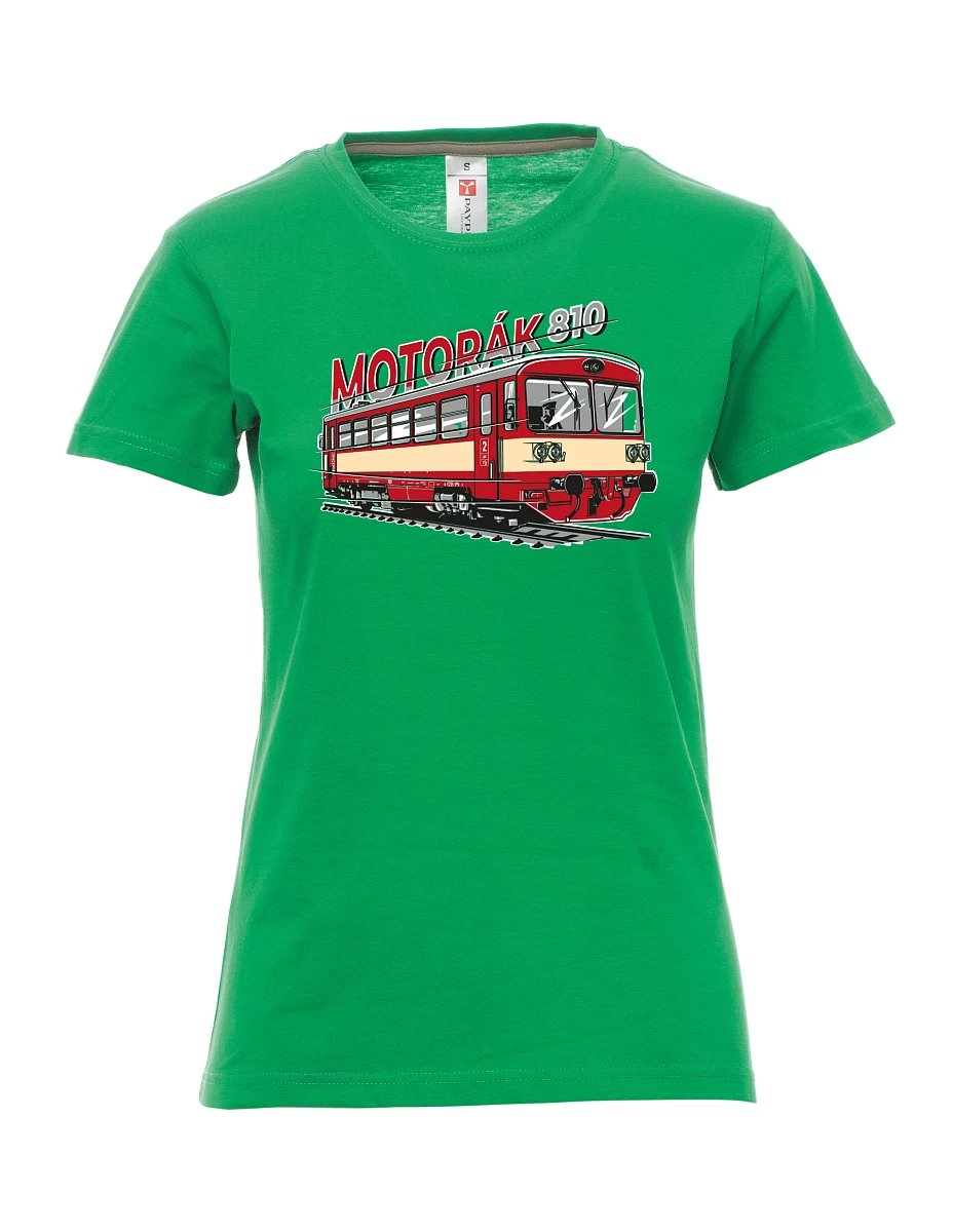 Maglia da donna verde Treno motore 810