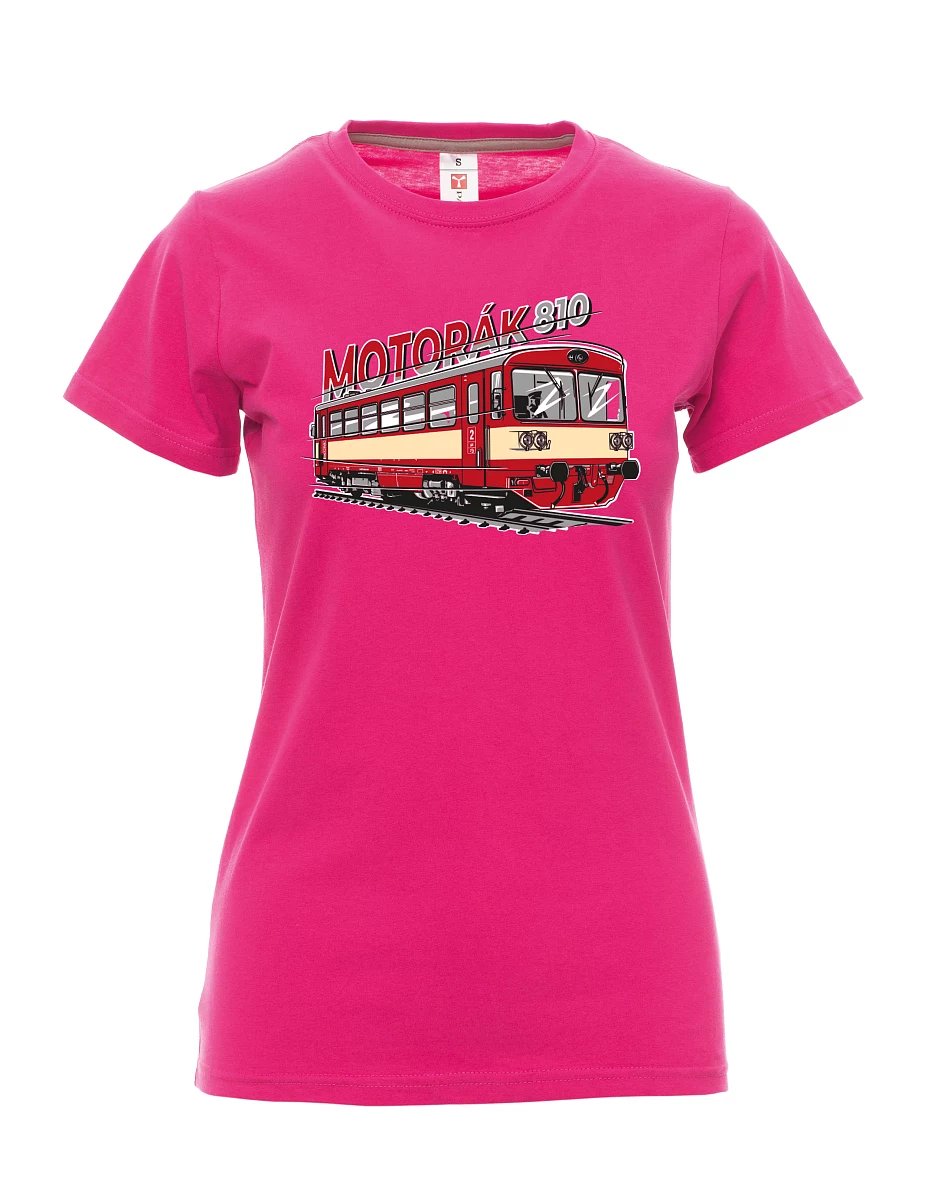 Maglia da donna rosa Treno motore 810