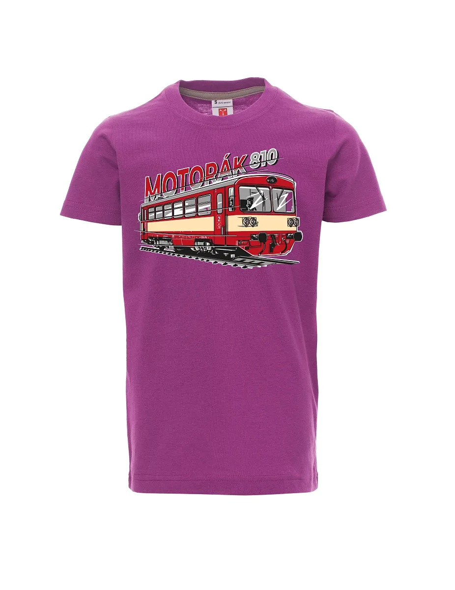 Maglia da bambino viola Treno motore 810