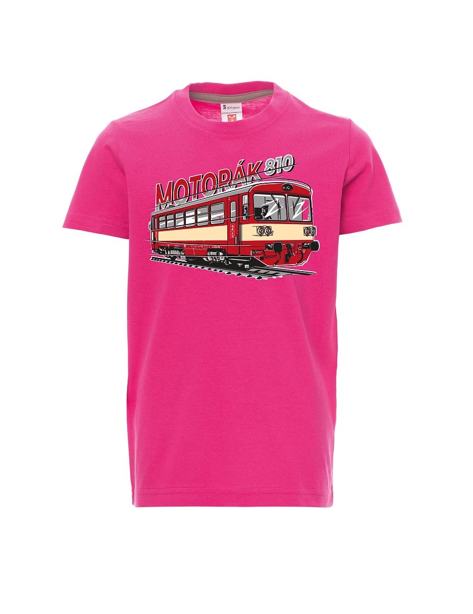 Maglia da bambino rosa Treno motore 810