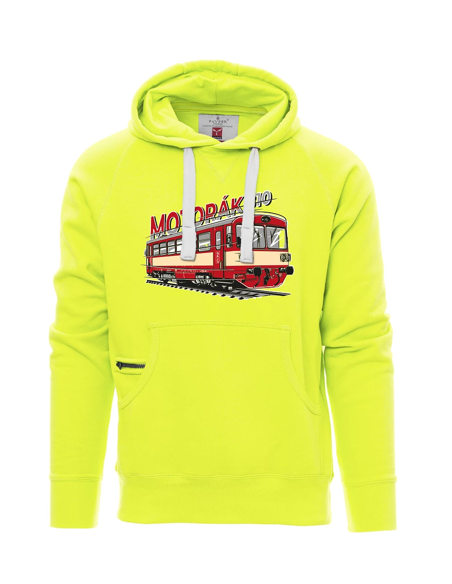 Felpa da uomo fluorescente Treno motore 810