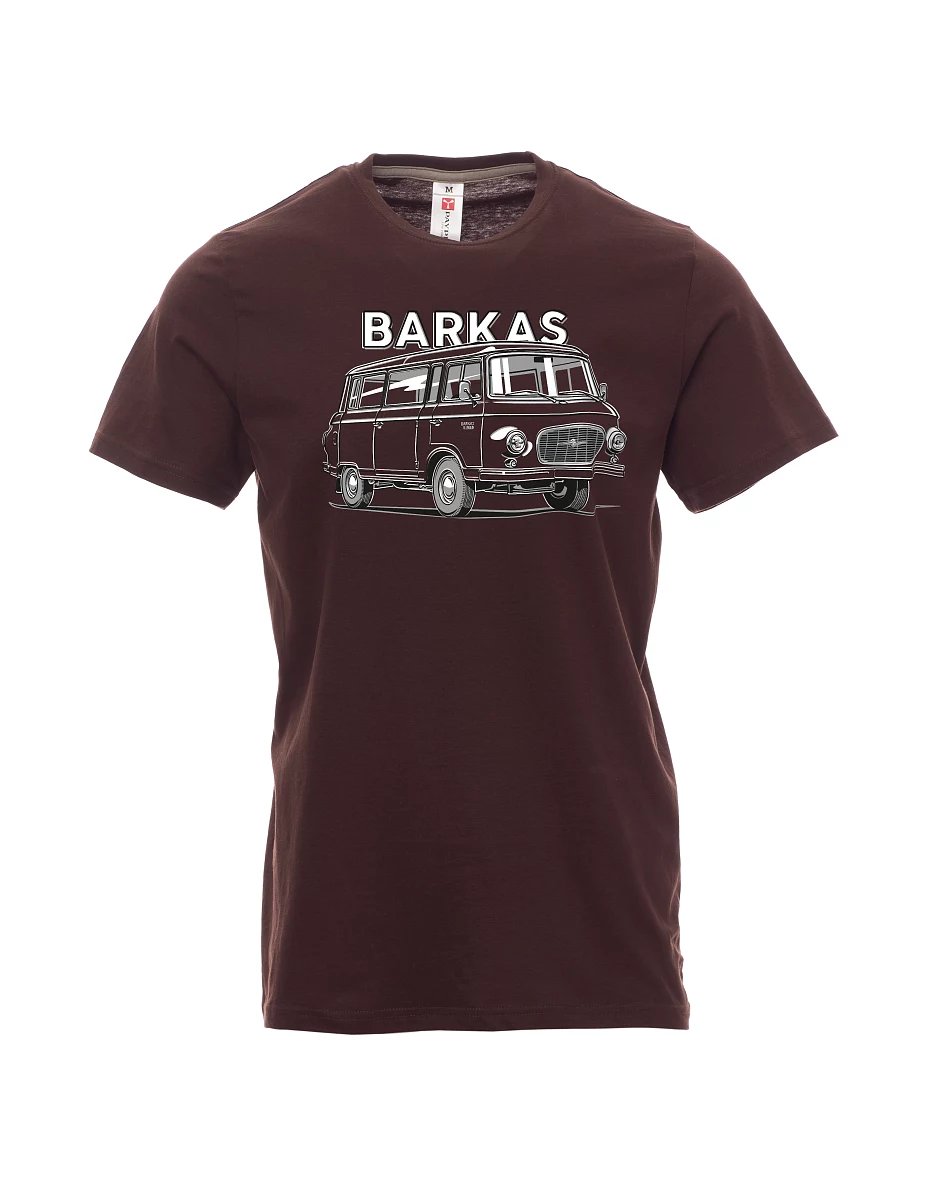 Maglia da uomo marrone scuro Barkas B1000