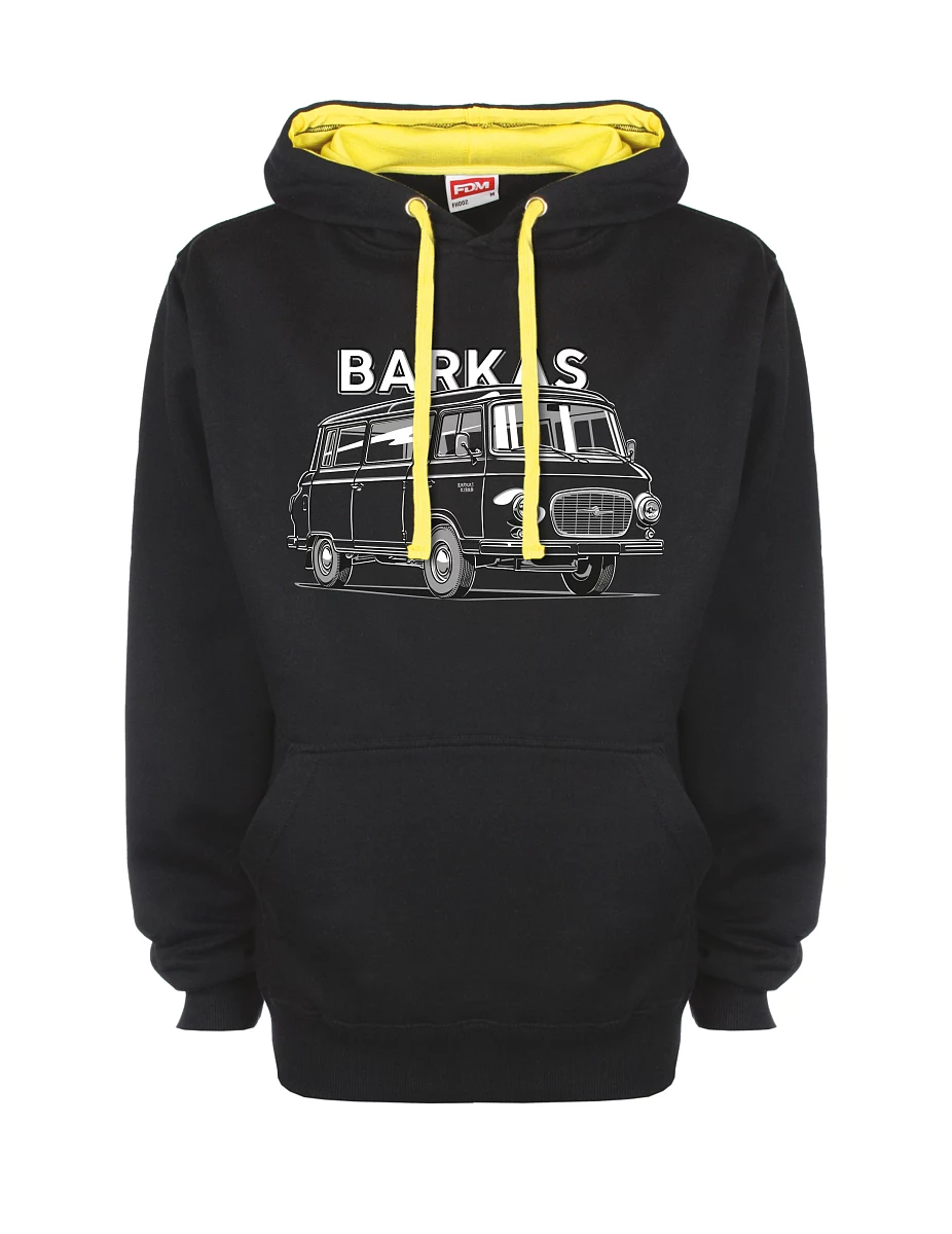 Felpa giallo-nera con Barkas B1000