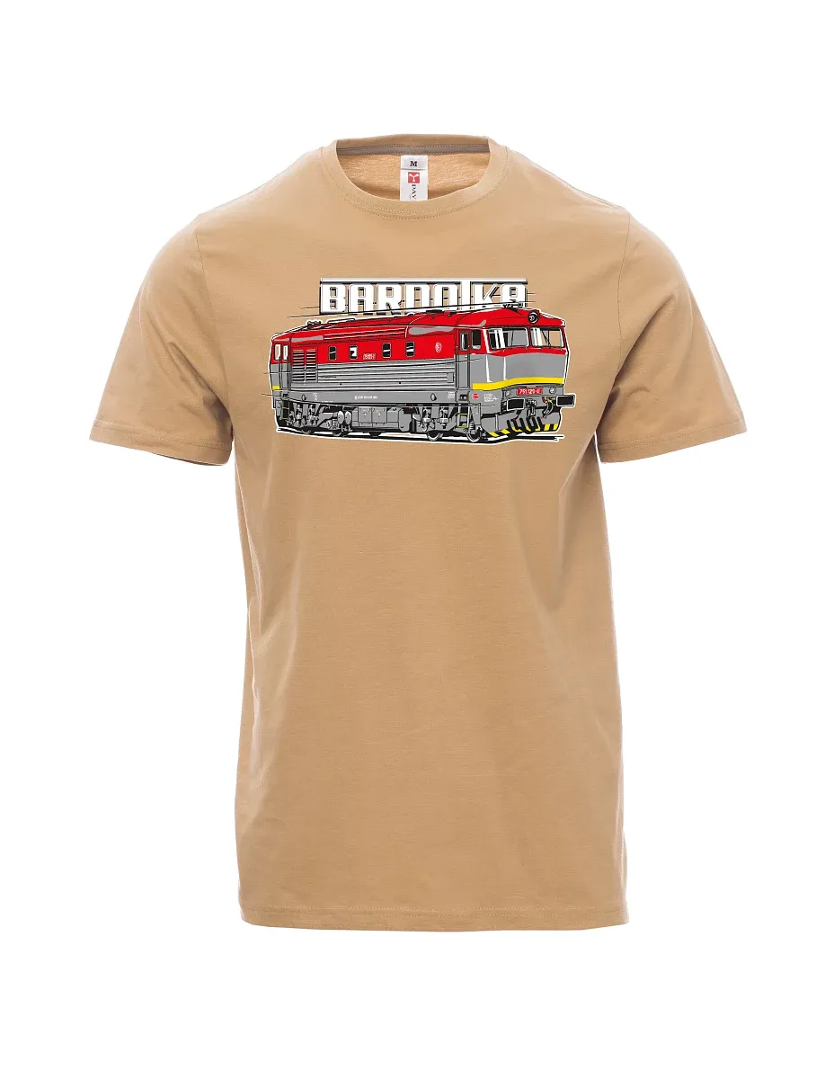 Maglia da uomo marrone Locomotiva Bardotka