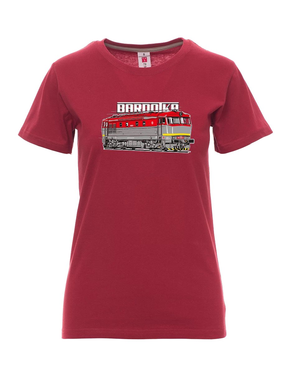 Maglia da donna colore bordeaux Locomotiva Bardotka