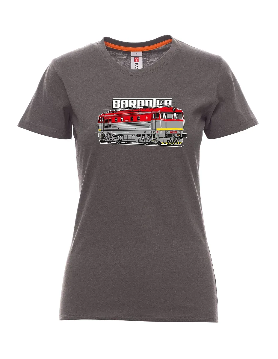 Maglia da donna colore del fumo Locomotiva Bardotka