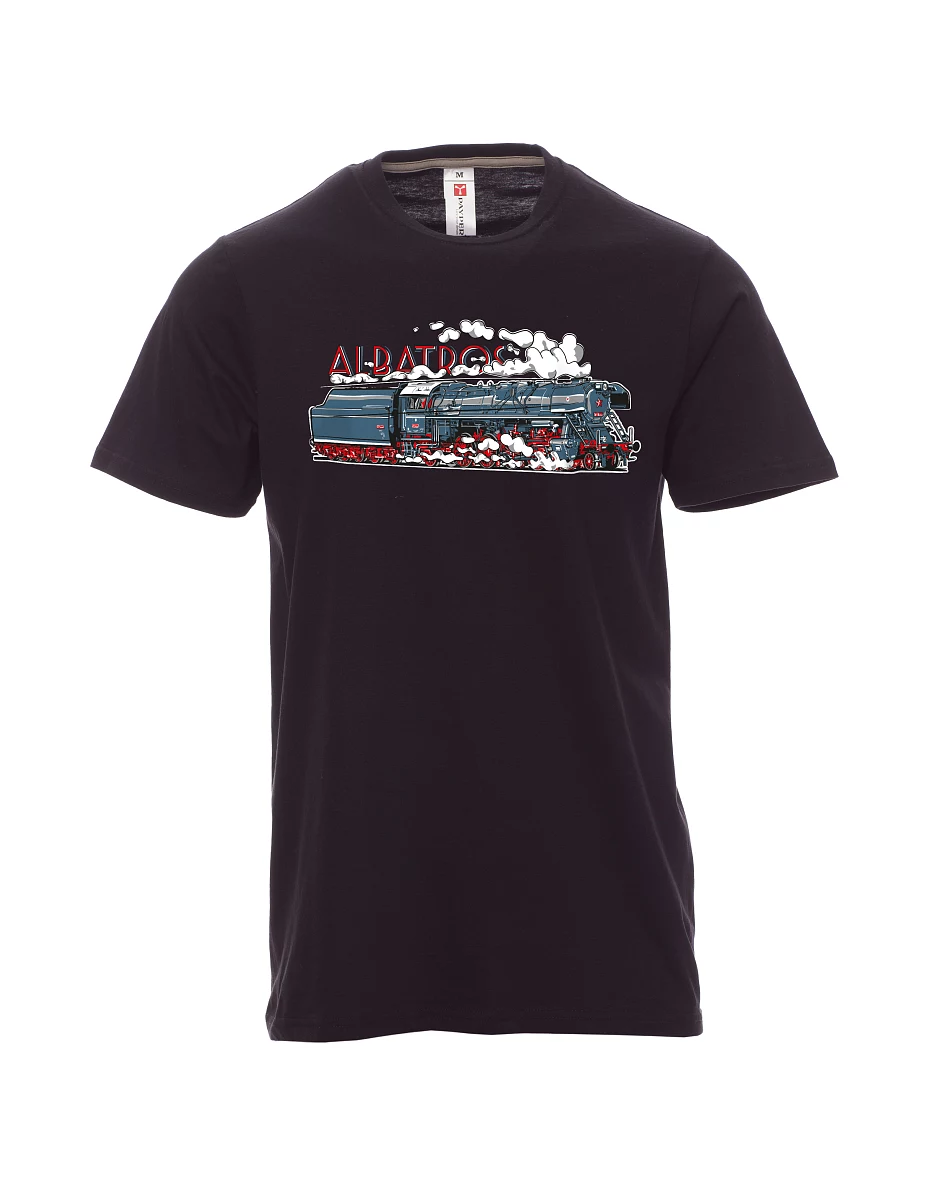 Maglia da uomo nera Locomotiva Albatros