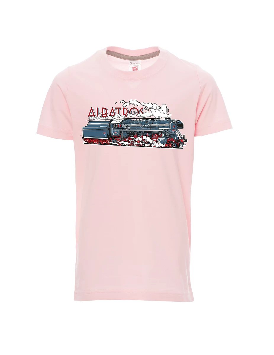 Maglia da bambino rosa chiaro Locomotiva Albatros