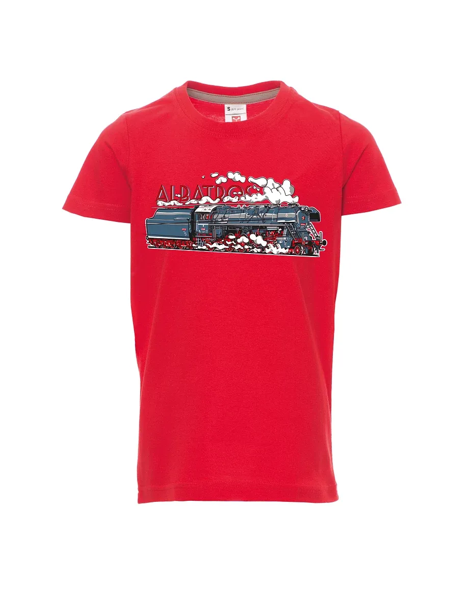 Maglia da bambino rossa Locomotiva Albatros