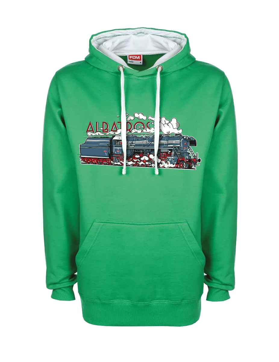 Felpa bianco-verde Locomotiva Albatros