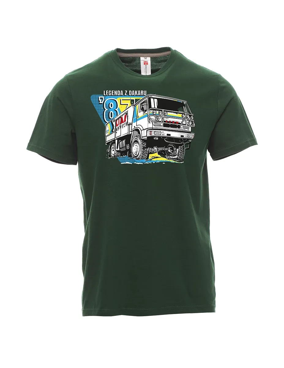 Maglia da uomo verde scuro Liaz da dakar 1987