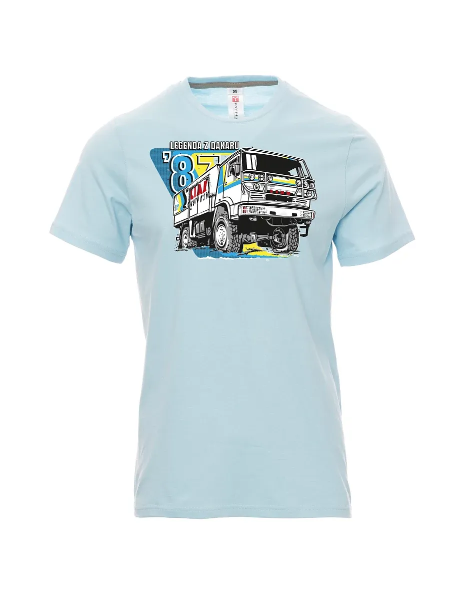 Maglia da uomo blu pallido Liaz da dakar 1987