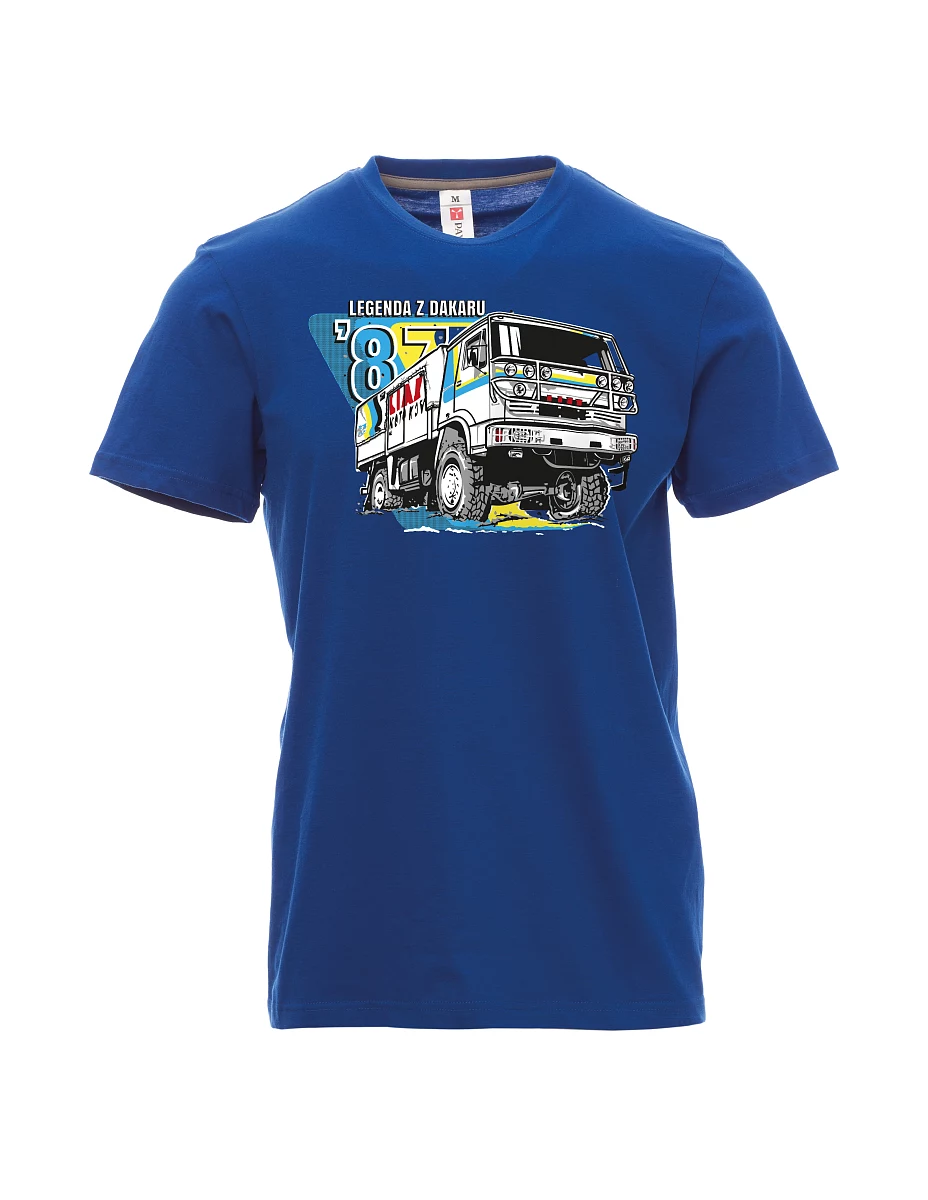 Maglia da uomo blu Liaz da dakar 1987