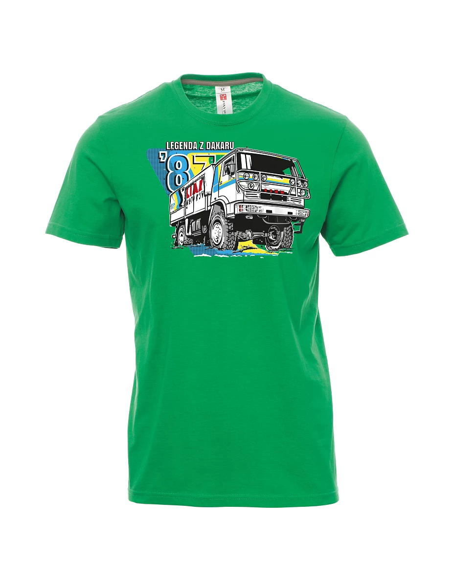 Maglia da uomo verde Liaz da dakar 1987