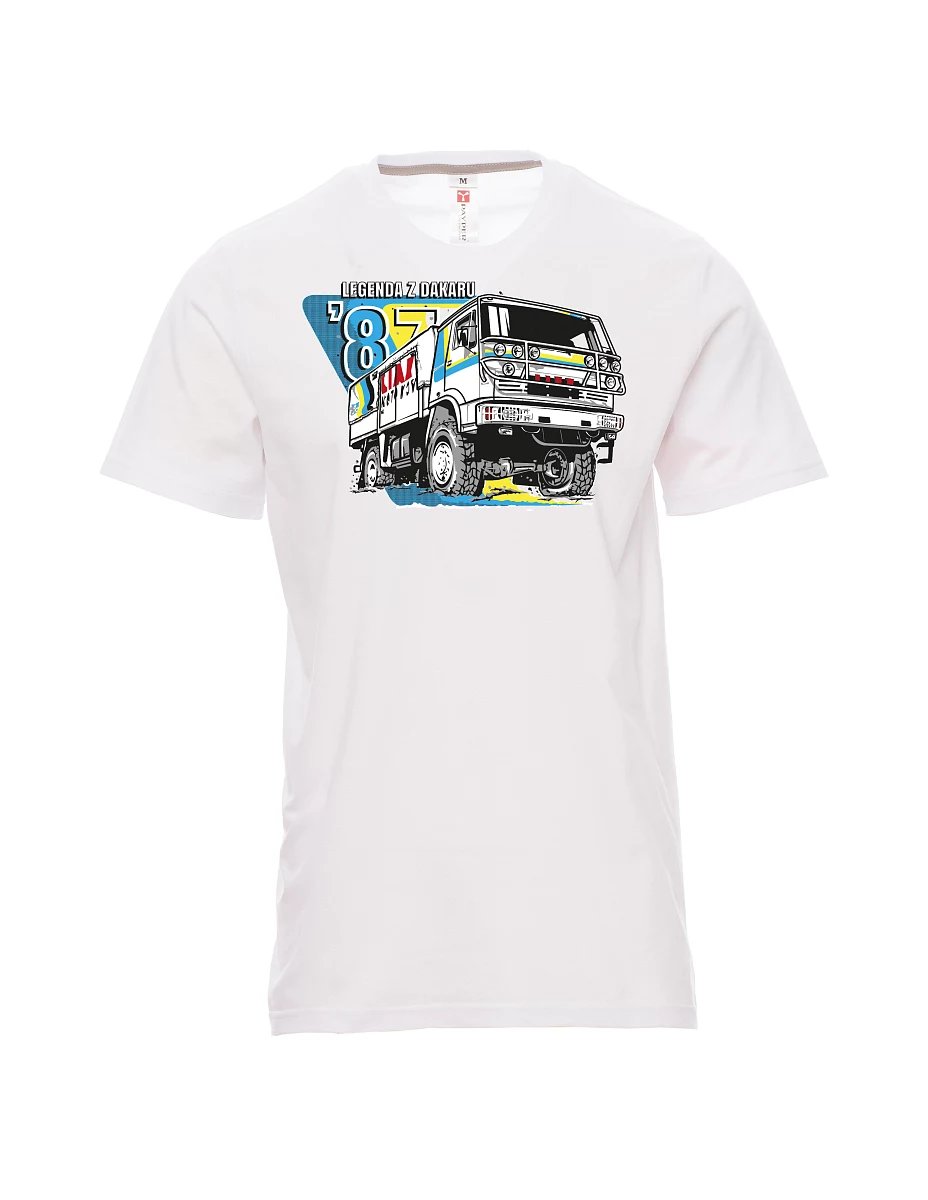 Maglia da uomo bianca Liaz da dakar 1987