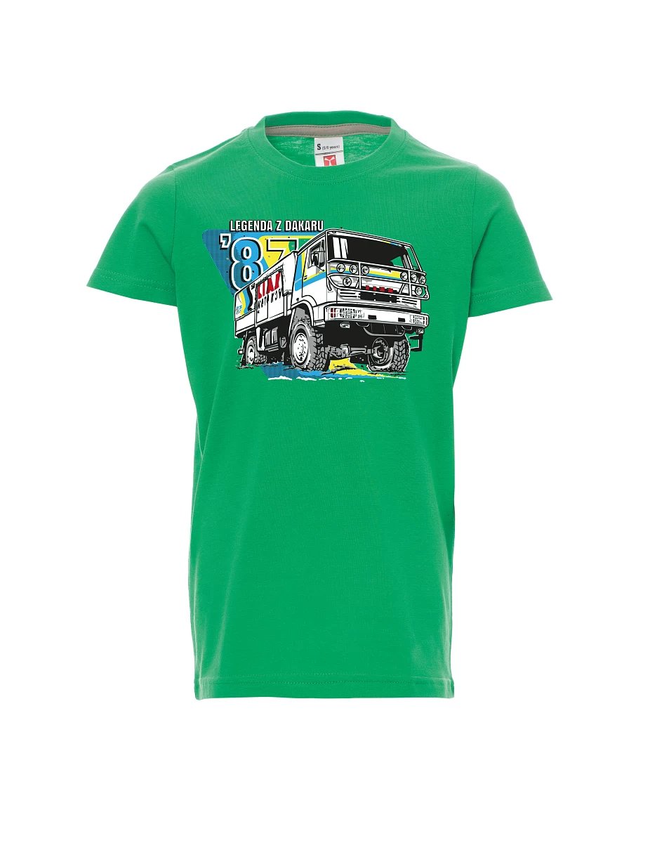 Maglia da bambino verde Liaz da Dakar 1987