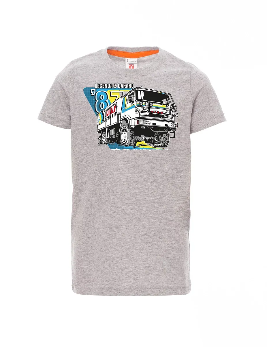 Maglia da bambino grigio melange Liaz da Dakar 1987
