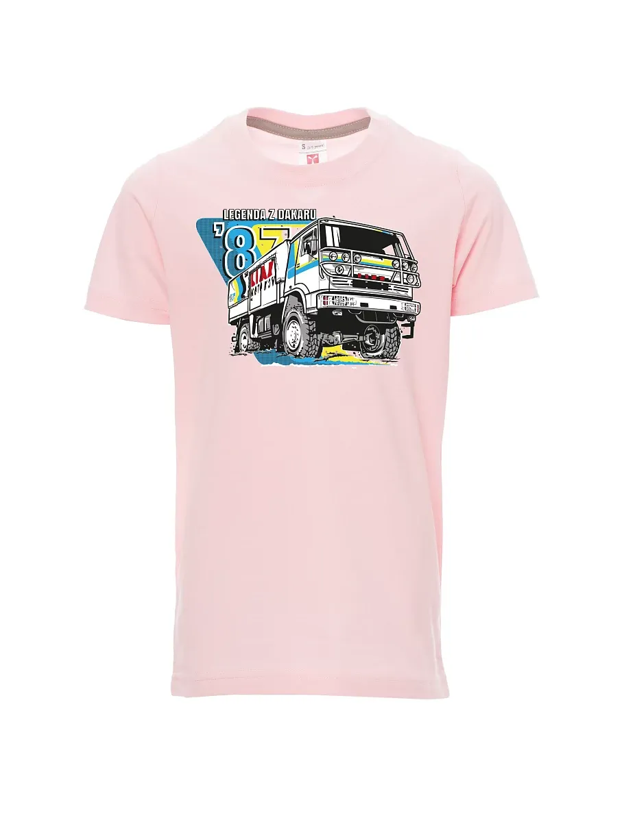 Maglia da bambino rosa chiaro Liaz da Dakar 1987