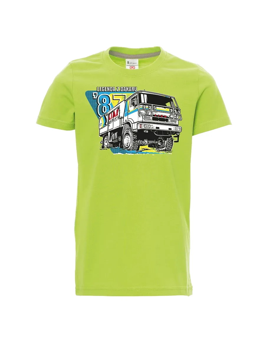 Maglia da bambino verde chiaro Liaz da Dakar 1987