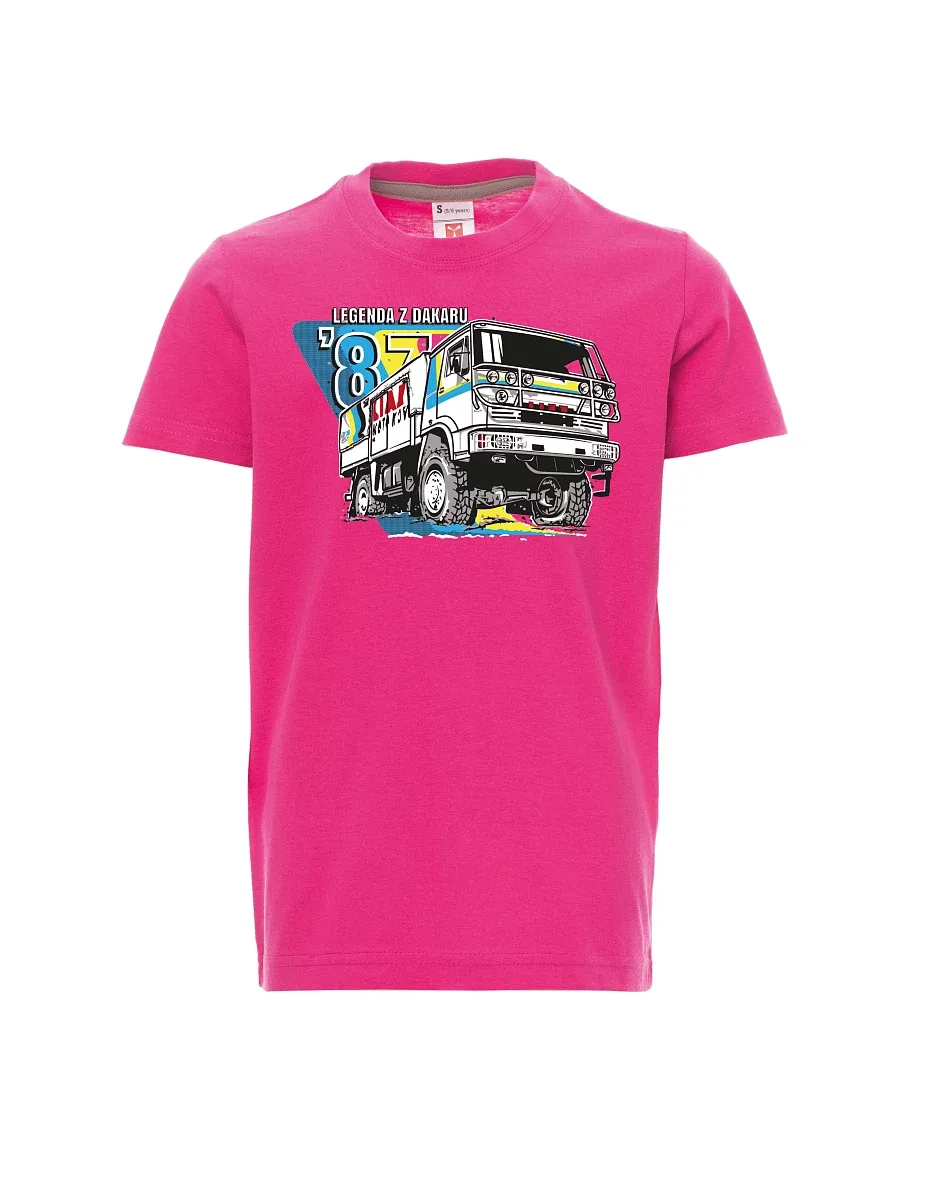 Maglia da bambino rosa Liaz da Dakar 1987
