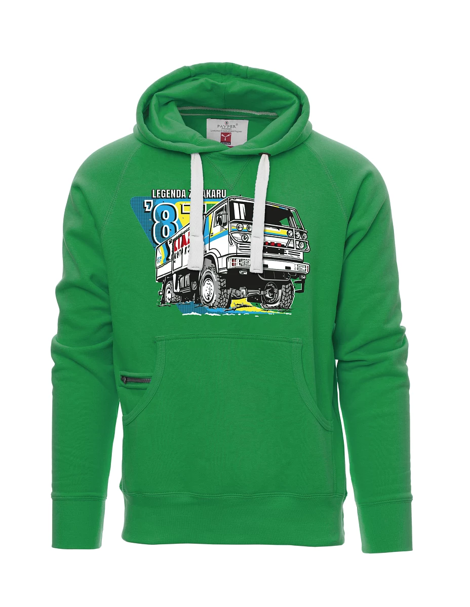 Felpa da uomo verde Liaz da Dakar 1987