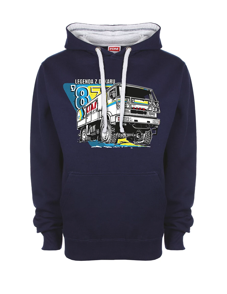 Felpa grigio-blu marino Liaz da Dakar 1987