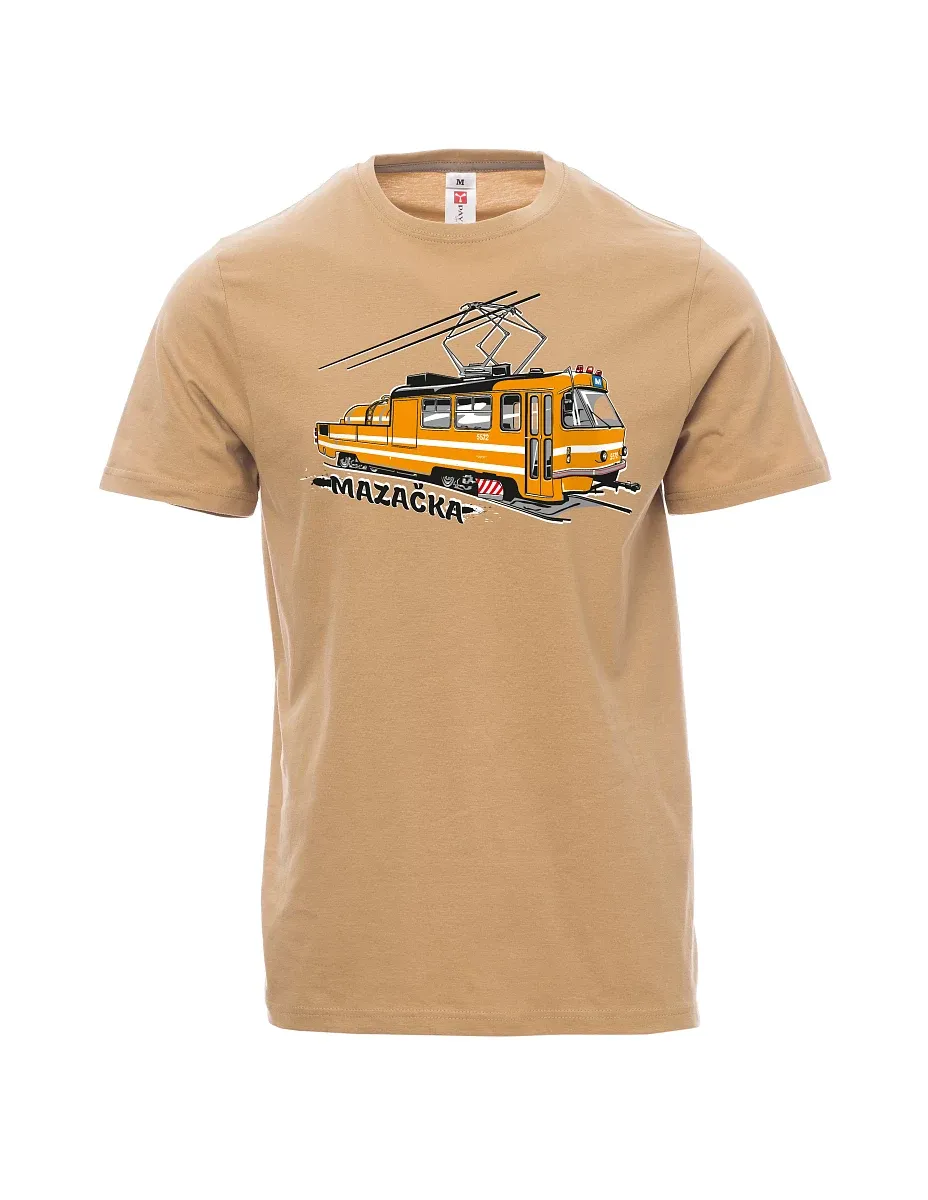 Maglia da uomo marrone Tram di oliatura
