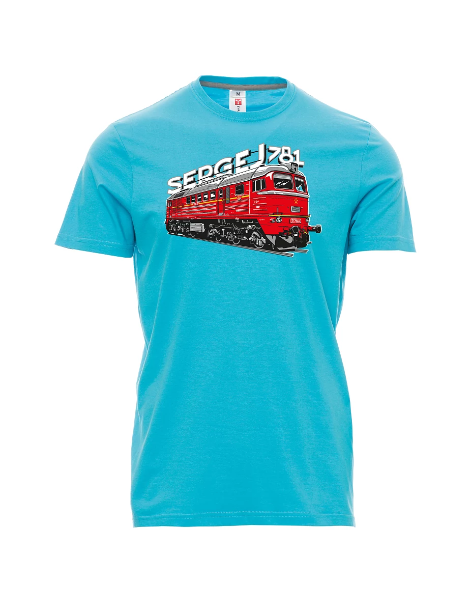 Maglia da uomo colore atollo Locomotiva 781 "Sergej" (M62)