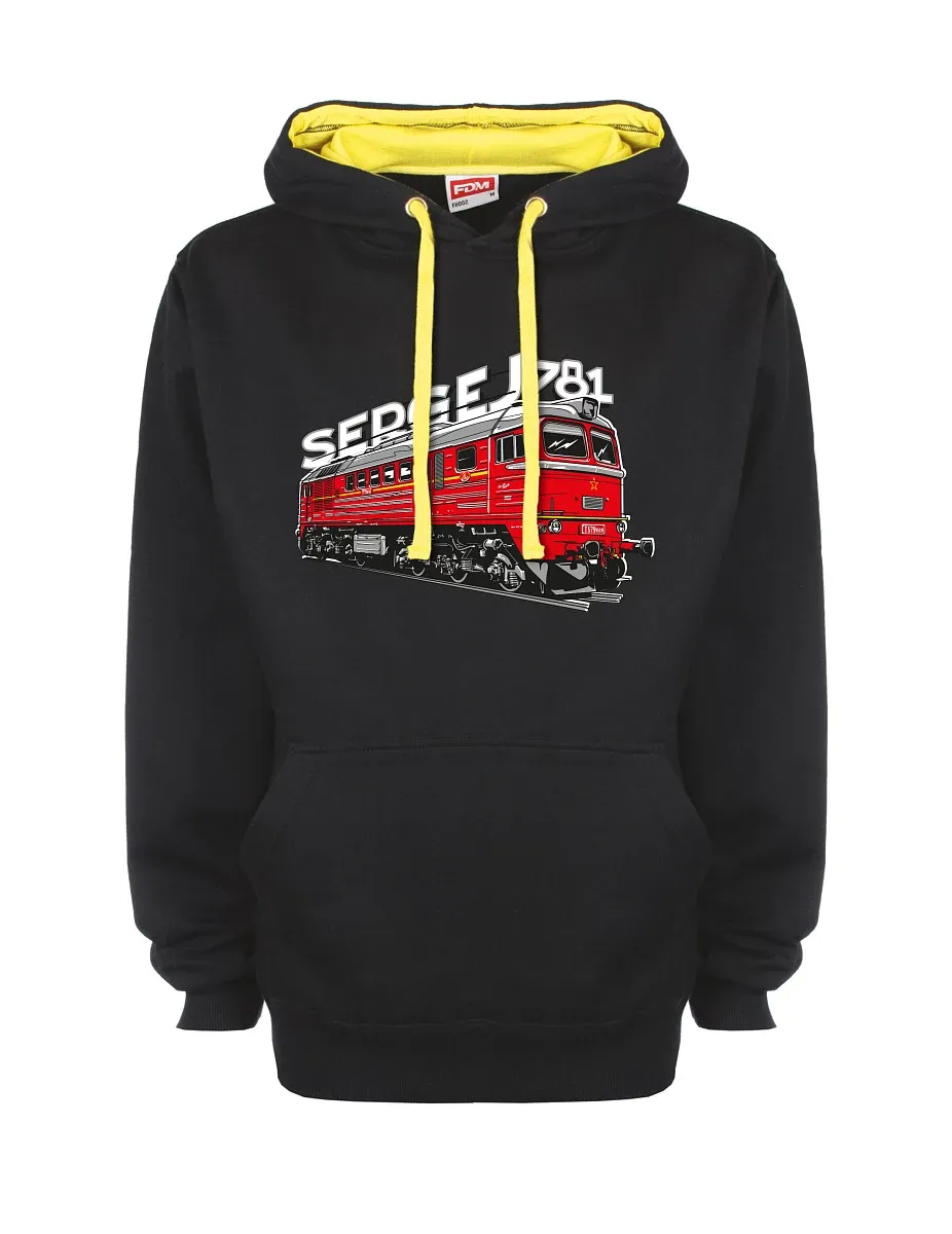 Felpa giallo-nera con Locomotiva 781 "Sergej" (M62)