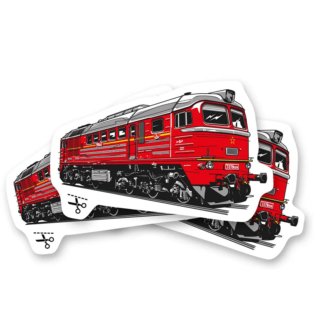 Tatuaggio temporaneo con i veterani Locomotiva 781 "Sergej" (M62)