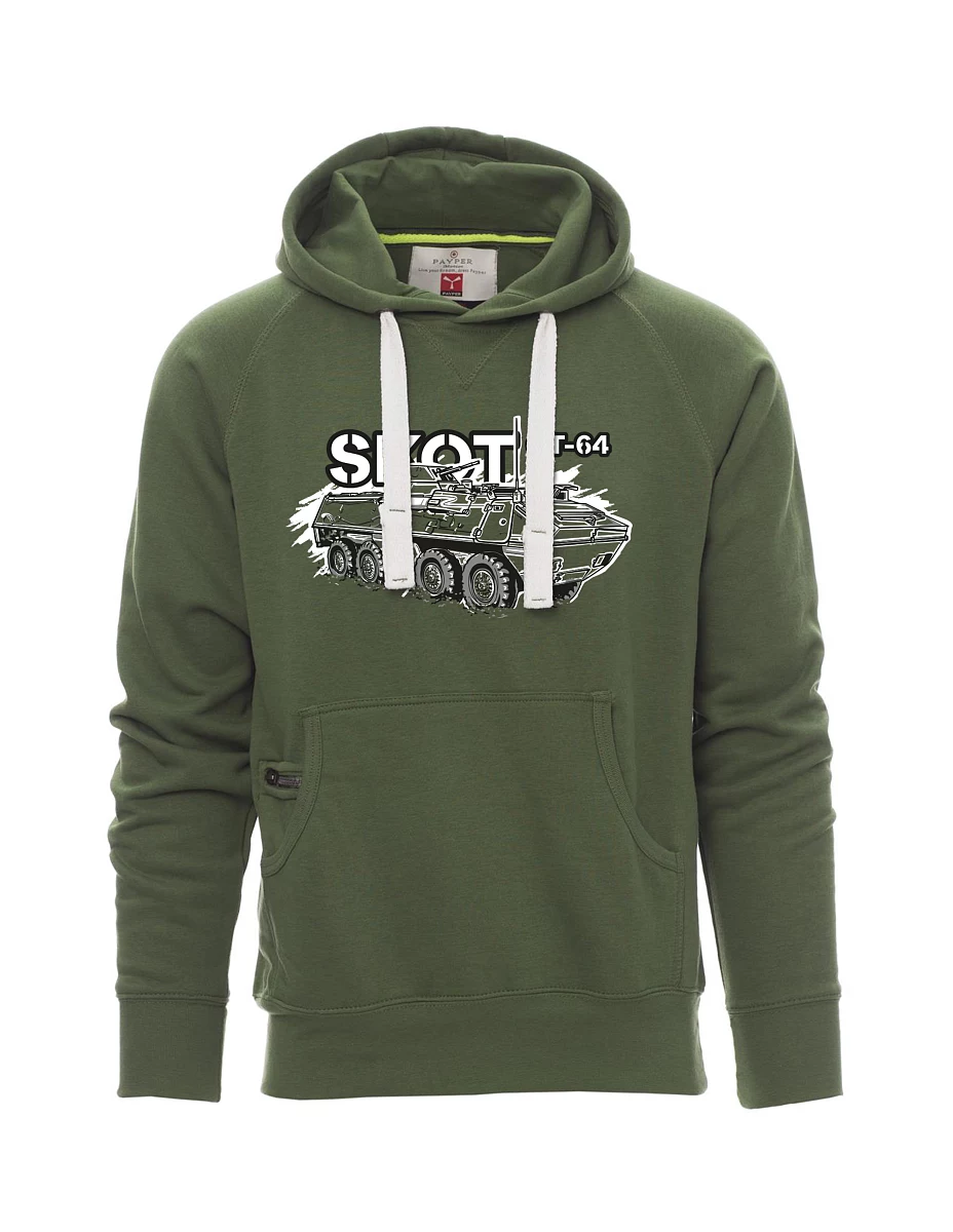 Felpa da uomo verde scuro OT-64 "SKOT"