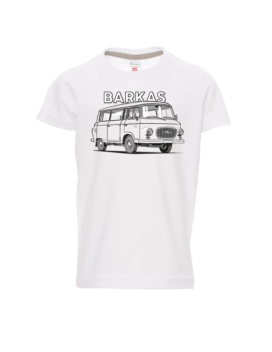Maglia da bambino bianca Barkas B1000