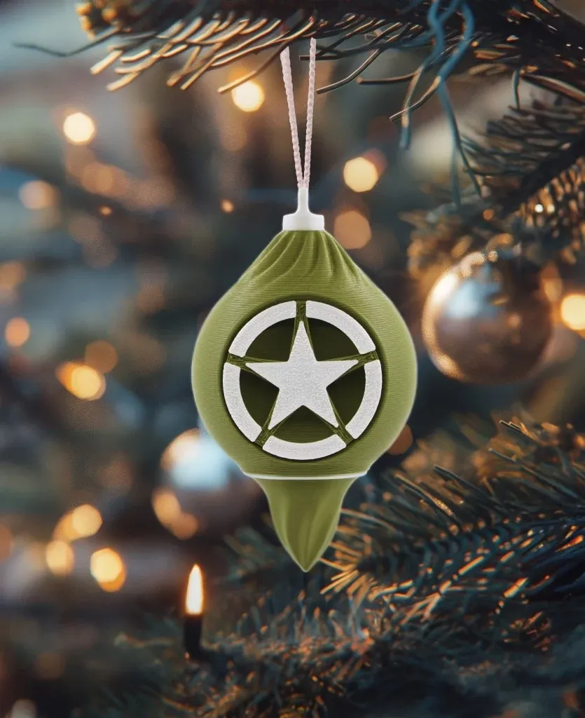 Decorazione di Natale Logo US Army