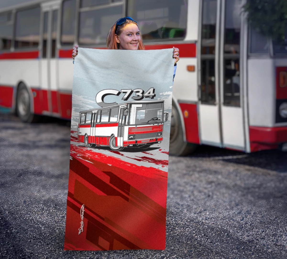 Asciugamano da bagno autobus C734