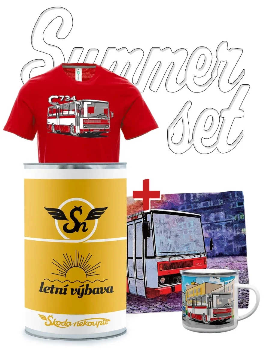 Set regalo estivo con autobus C734/B731