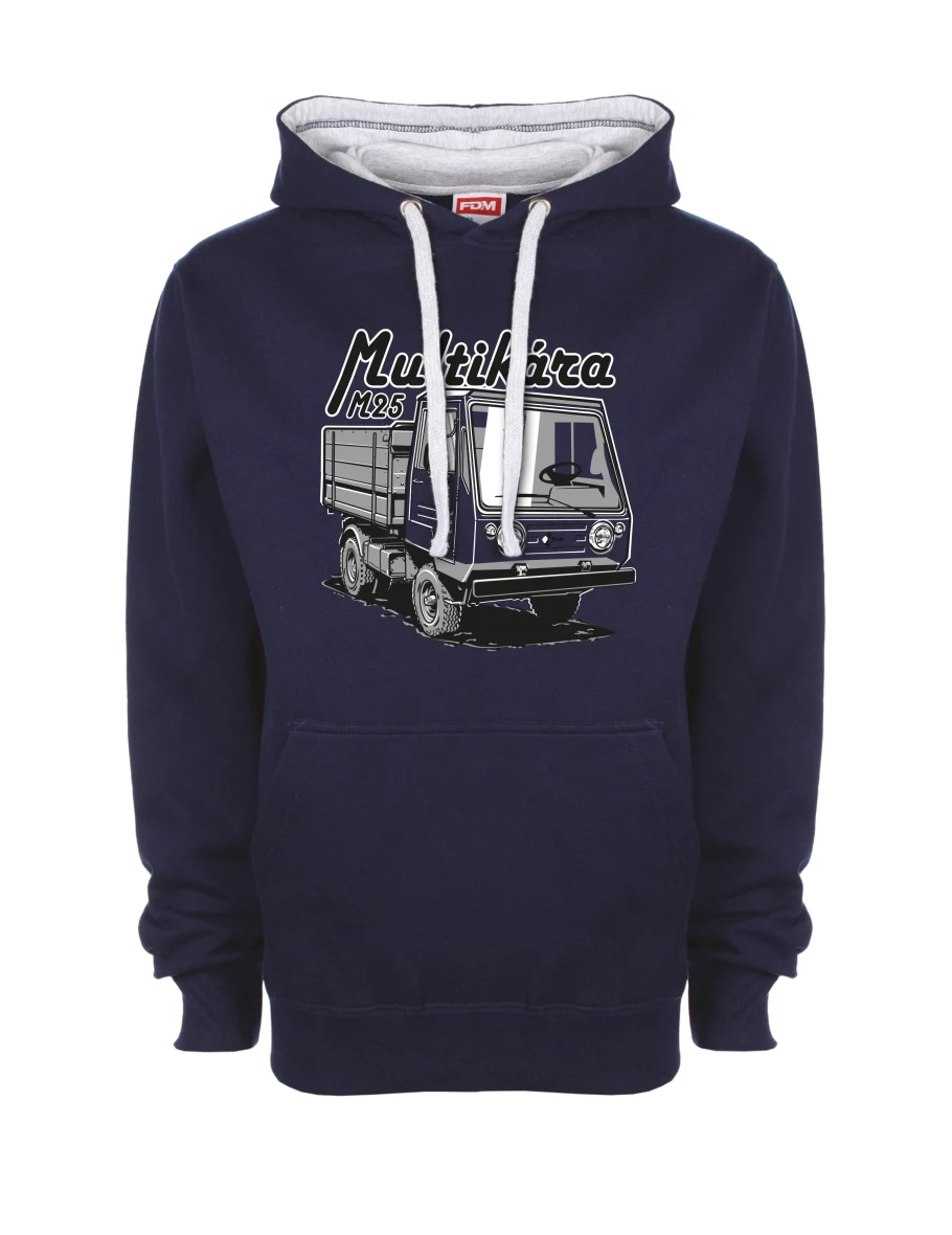 Felpa grigio-blu marino M25