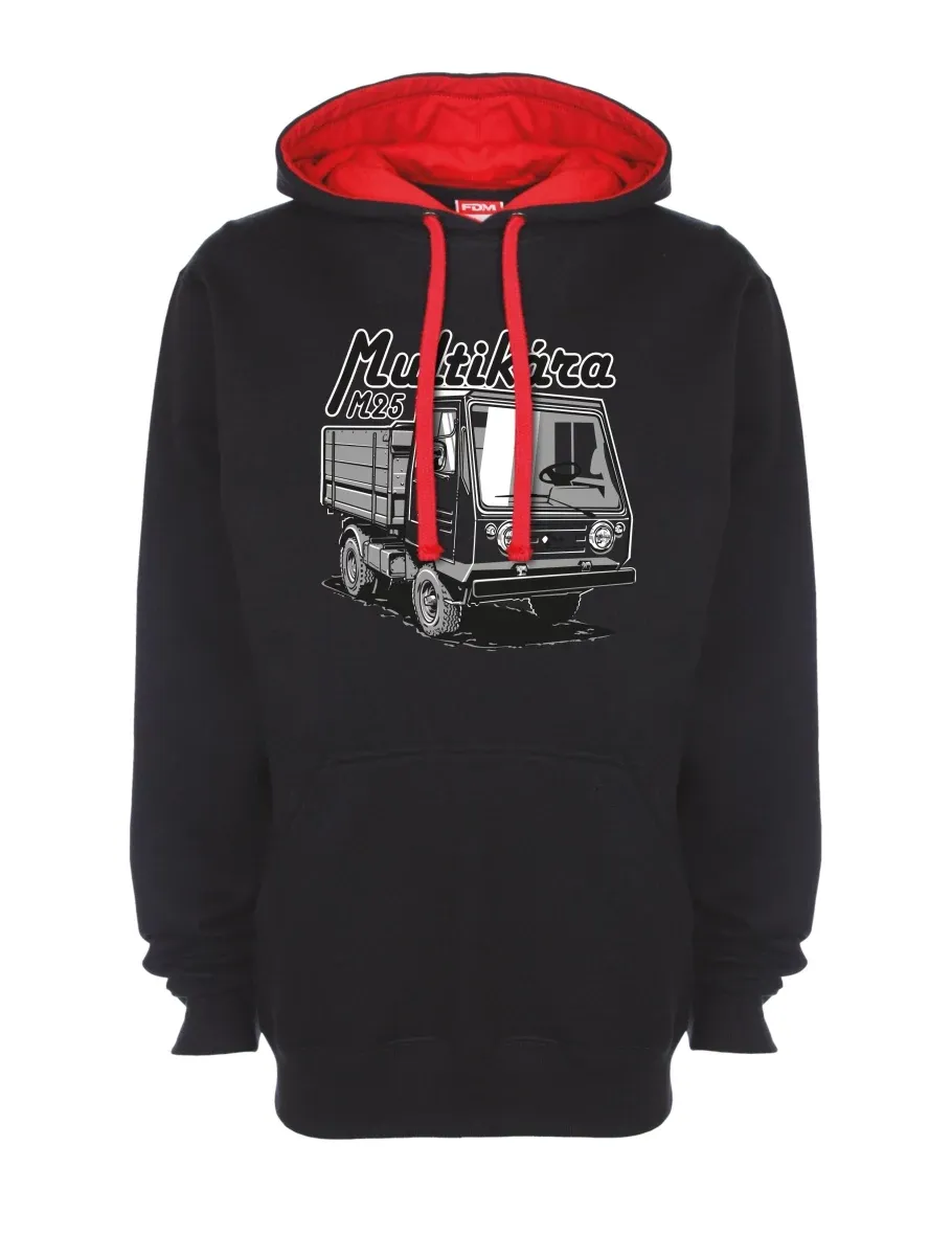 Felpa rosso-nera M25